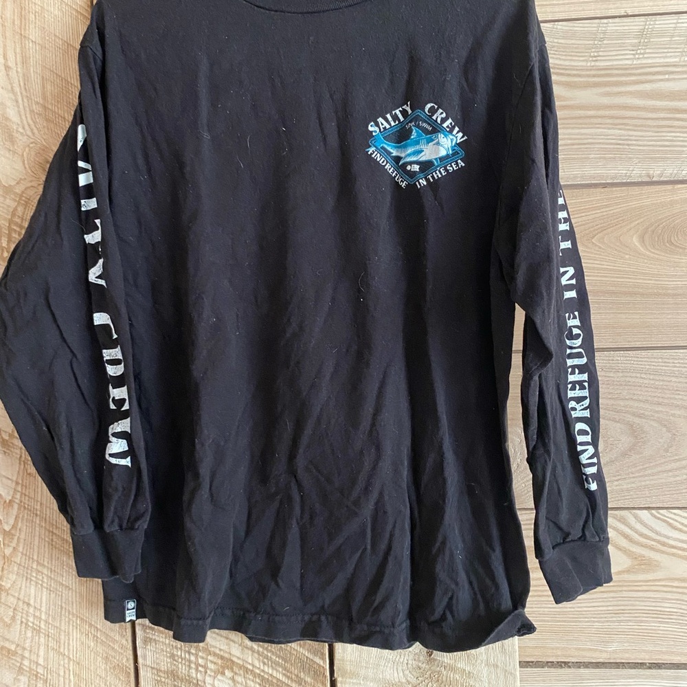 Salty Crew Black Long Sleeve Men's Shirt
